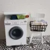 NEW 1:12 Miniature Washing Machine Mini Dollhouse Furniture for Blyth Barbies OB11 BJD Doll House Play Toys Accessories 2