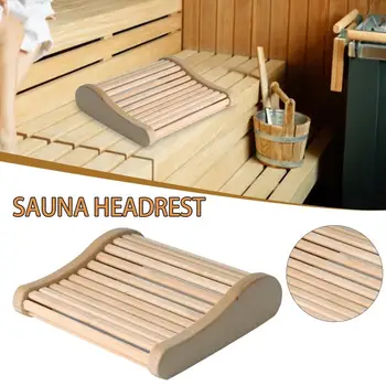 

Sauna Headrest Arc Wooden Sleep Improving Headrest For Bathroom Sauna Headrest Wooden Pillow Backrest