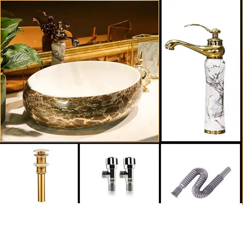 Number 13 De Bain Bagno Waschbecken Umywalka Nablatowa Banyo Para Evier Black Waschtisch раковина для ванной Lavabo Pia Banheiro умывальник - Цвет: Number 13