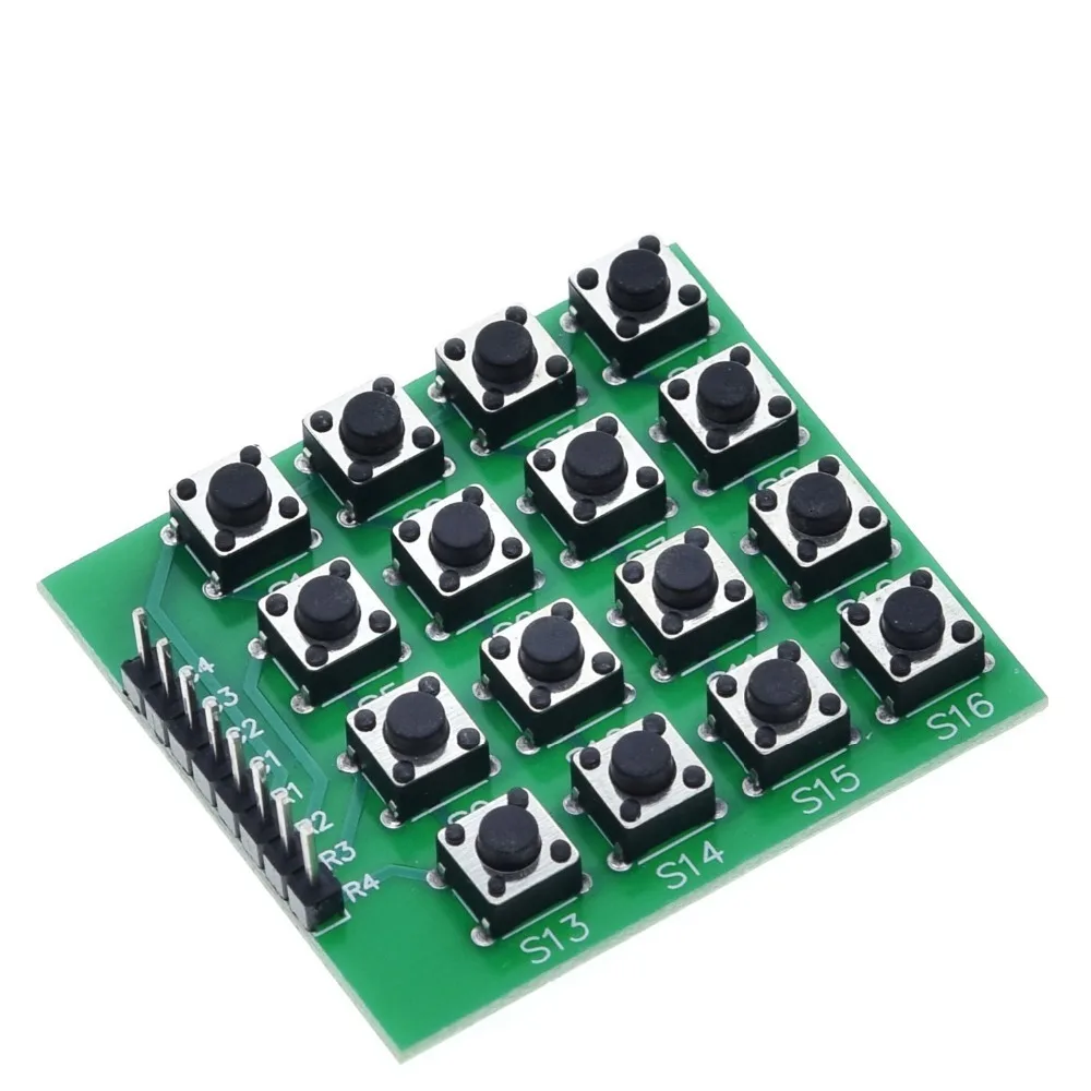4x4 Матрица 16 клавиатура модуль 16 Кнопка микроконтроллер для Arduino