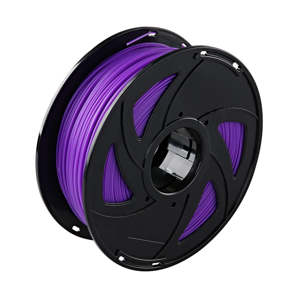 XVICO 3d принтер PLA нити, точность измерения+/-0,02 мм, для 3D-принтера 1 кг катушка 1,75 мм Печать - Цвет: Purple