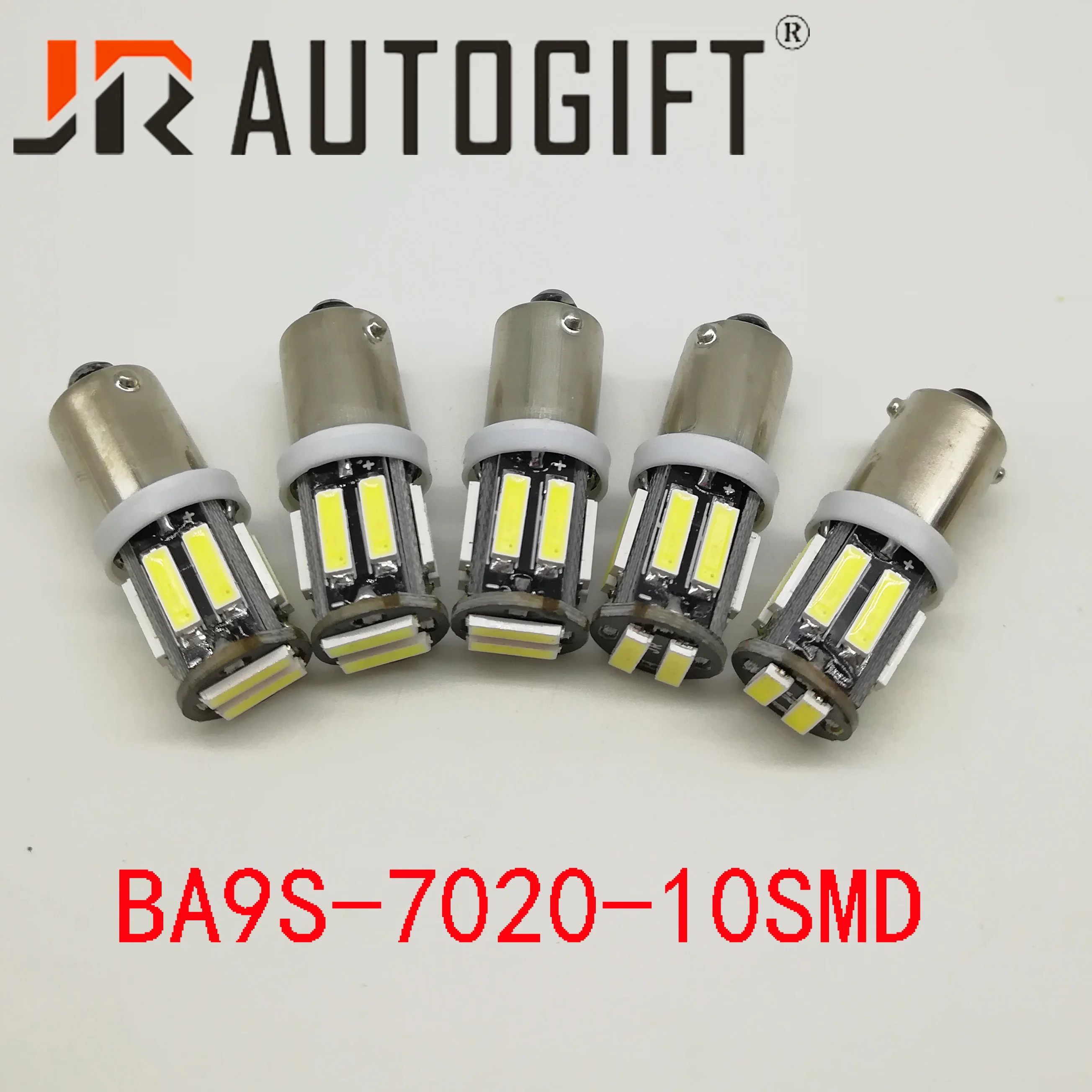 10 шт. BA9S T4W 10 SMD 7014 7020 светодиодный 10SMD Авто Индикатор Интерьера сторона рынок светильник лицензии светодиодный светильник DC12V 24V белого цвета