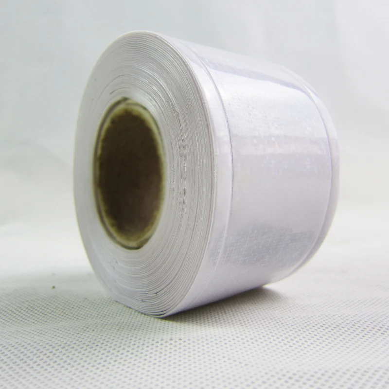 5 cm x 3 m PVC Safety Warning Tape DIY Reflective Strip for Construction Clothing Bag Fabric