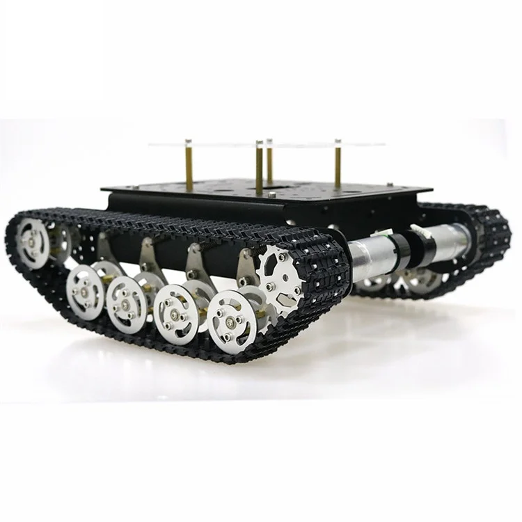 TS100 амортизация RC WiFi Робот Танк шасси автомобиля контролируется Android/iOS Телефон на