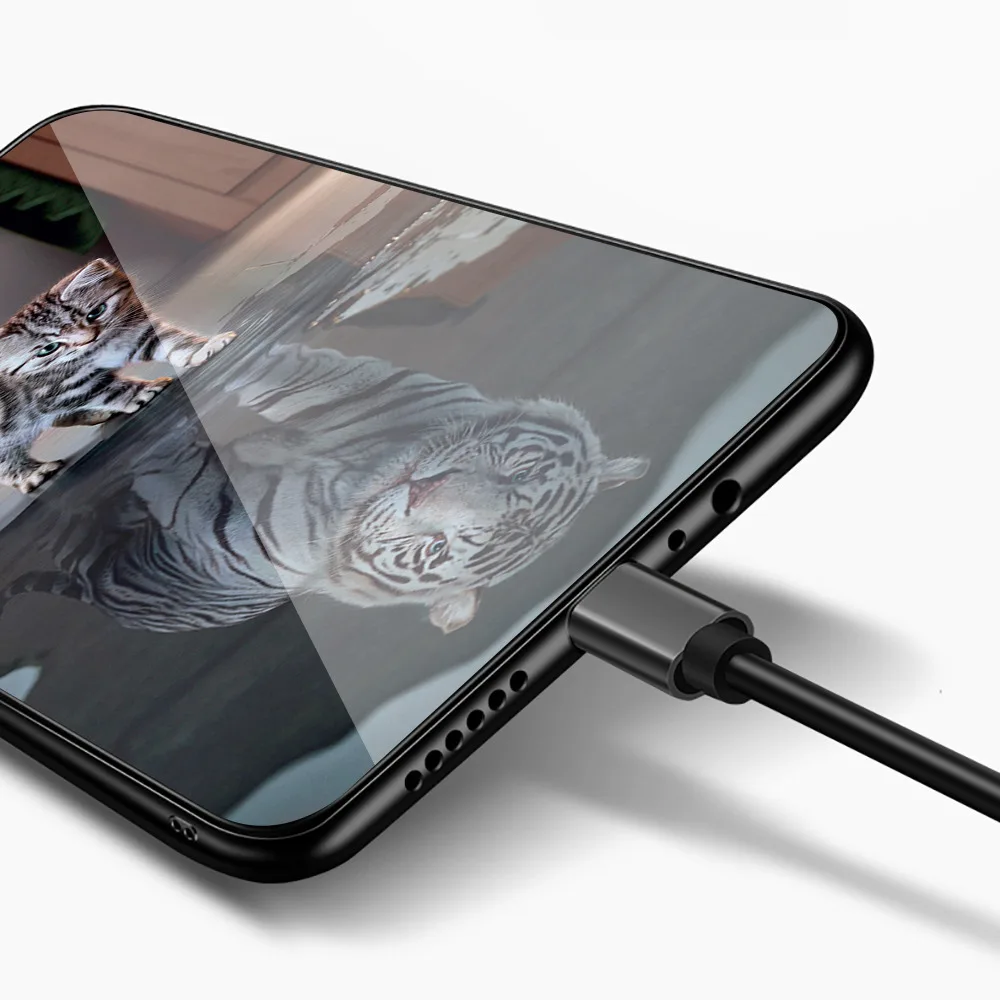 Роскошный чехол из закаленного стекла чехол для huawei Honor 6X7X8 A 8X MAX 9 10 20 Lite Pro Play Note 10 V20 huawei P Smart+ Y7 Pro