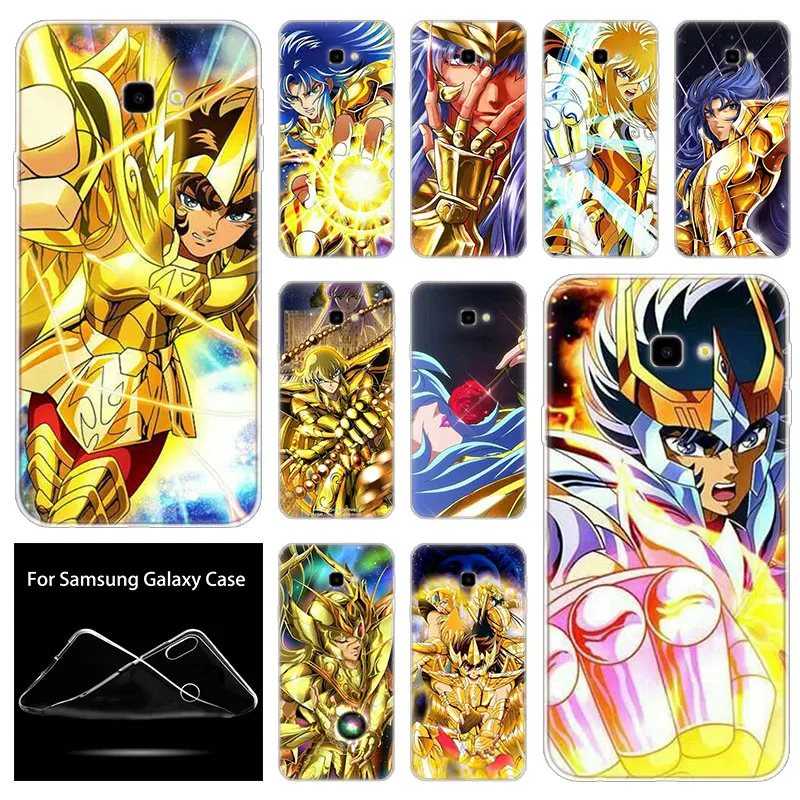 Мягкий силиконовый чехол аниме Saint Seiya для Samsung Galaxy J8 J6 J4 J2 Pro 2018 Core J7 Prime J3 2016 J5 2017 EU