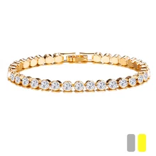 Изысканный Дизайн Роскошные хрустальные браслеты для тенниса и браслеты для женщин модные свадебные ювелирные изделия Pulseiras Feminina