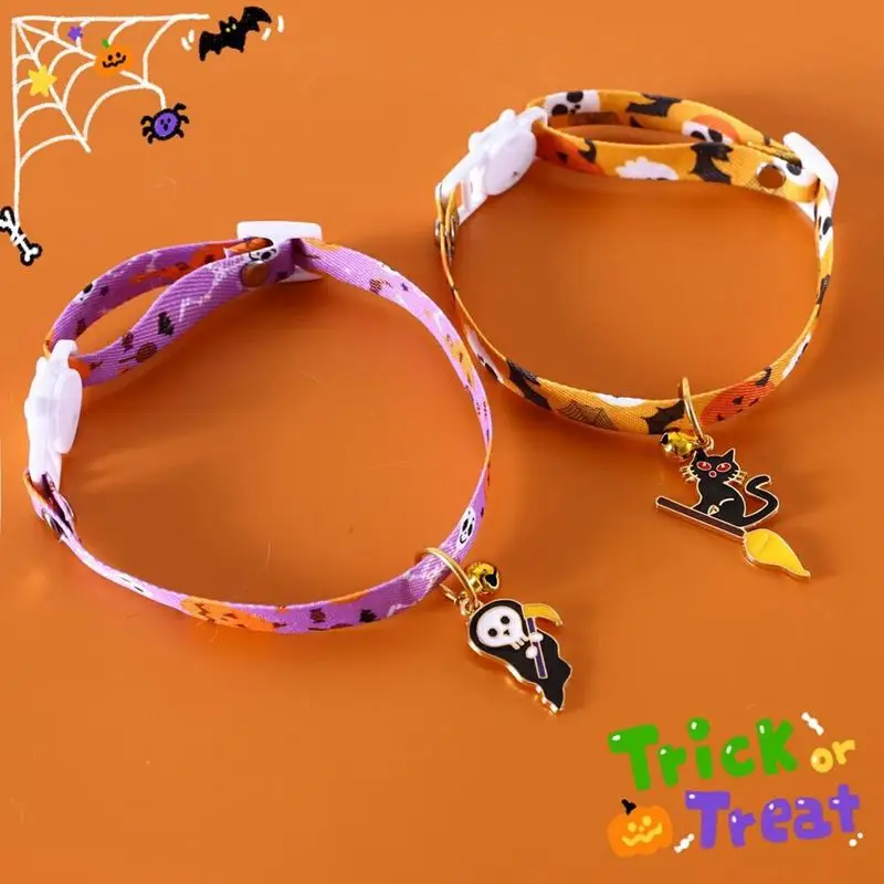 cat collar pet collar Halloween themed collar cat collars cat collar