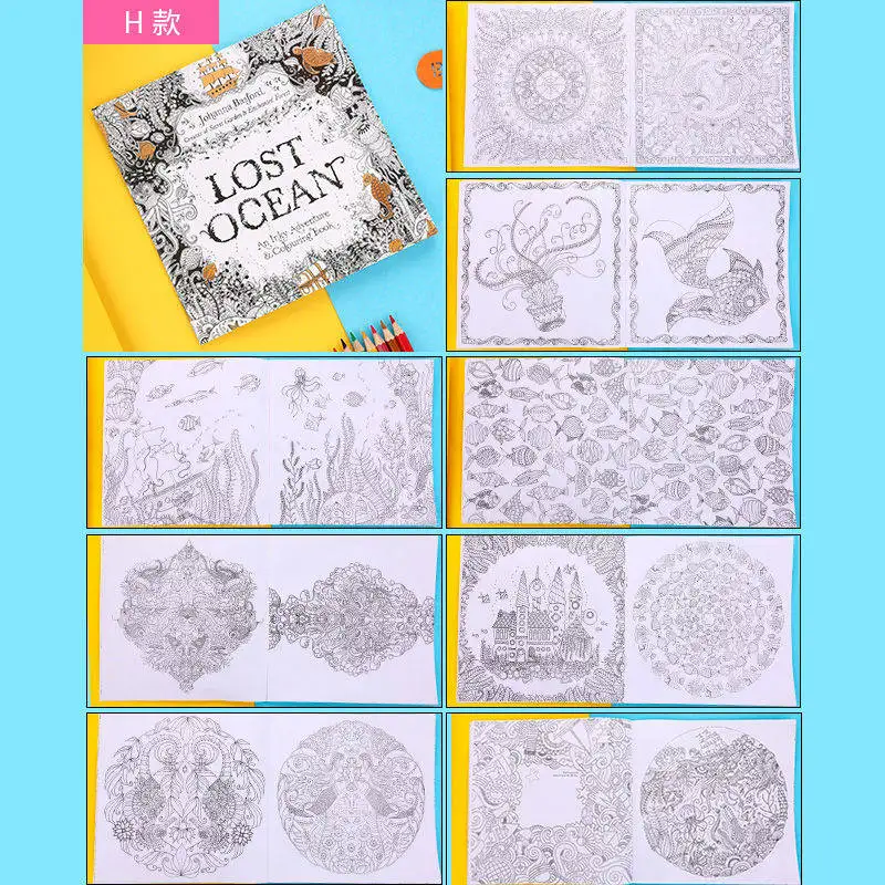 Livre de coloriage de fleurs de mandala pour enfants, livre de peinture  graffiti, dessin d'art pour filles, livre de loisirs souligné, belle fête de  Charleroi, liberté 24 - AliExpress