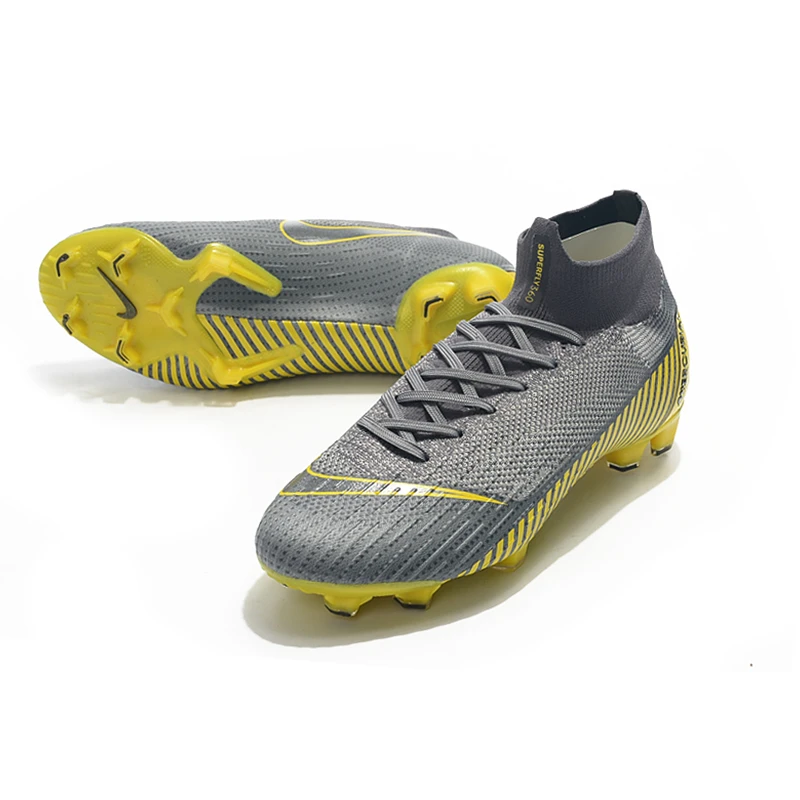 NIKE Mercurial Superfly VI Flyknit 360 Elite CR7 SE FG 35-45 футбольные бутсы Мужская футбольная обувь LVL UP