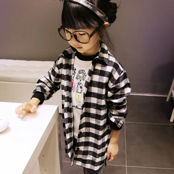 Cute милые футболки с длинными рукавами для маленьких мальчиков и девочек; одежда в клетку