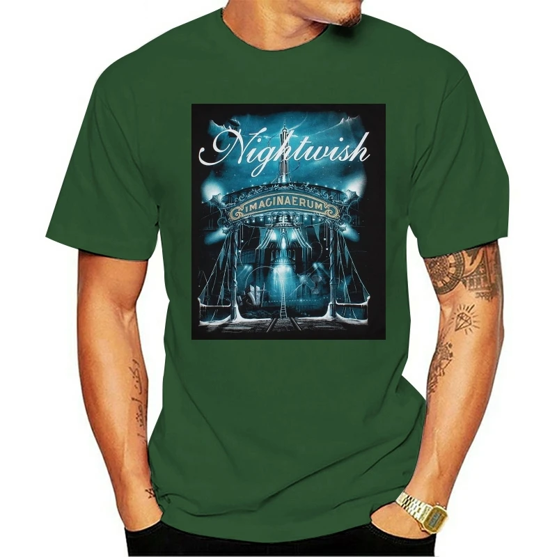 O Cuello camiseta Nightwish Imaginaerum 2011 Metal sinfónico Epica Xandria Tarja  ropa de dibujos animados|Camisetas| - AliExpress