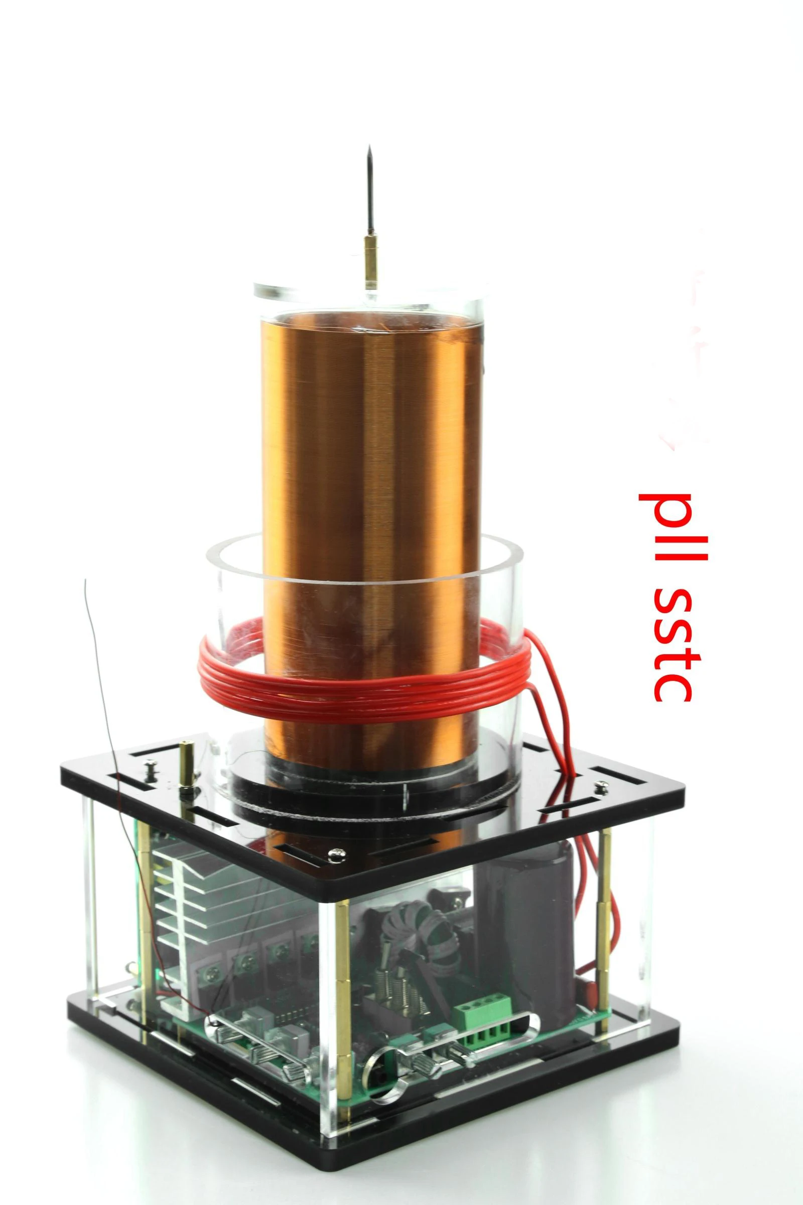 DIY Tesla катушка pll sstc волшебная музыка дуговой эхолот 16*15*29 см | Канцтовары для офиса
