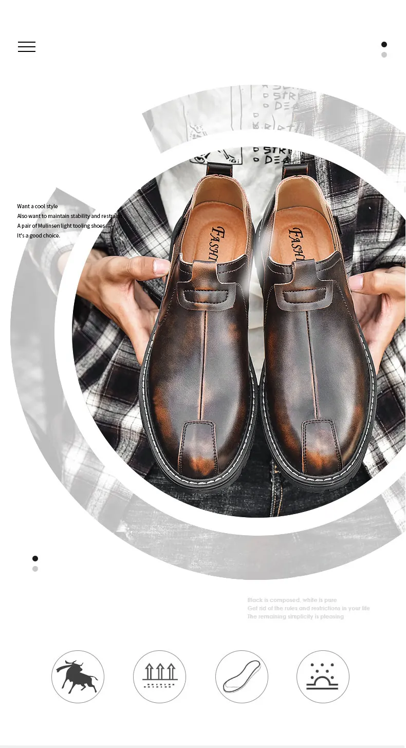 Модные Мужская обувь кожаные Повседневное Лоферы воздухопроницаемая комфортная обувь светильник слипоны Новая мужская обувь для вождения; обувь; большие Размеры 46