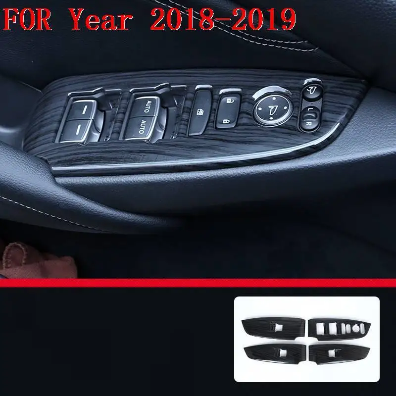 Automovil автомобильный хромированный Кондиционер Система управления интерьер лихом Чехлы отделка яркими блестками 18 19 для Honda Inspire