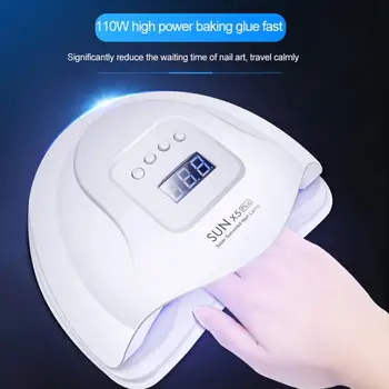 

80 / 100W LED nail lamp For Manicure Gel Nail Dryer Drying Nail Polish Lamp 30s/60s/90s Auto Sensor Manicure Tools