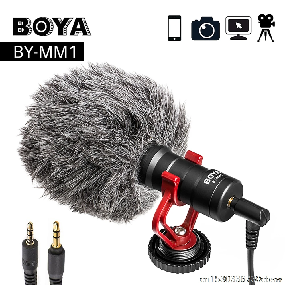 BOYA BY-MM1 Video Record Microphone Microphones Game Sound Card Studio Bluetooth-microphone for Singing Pc By-m1 Stream Recorder