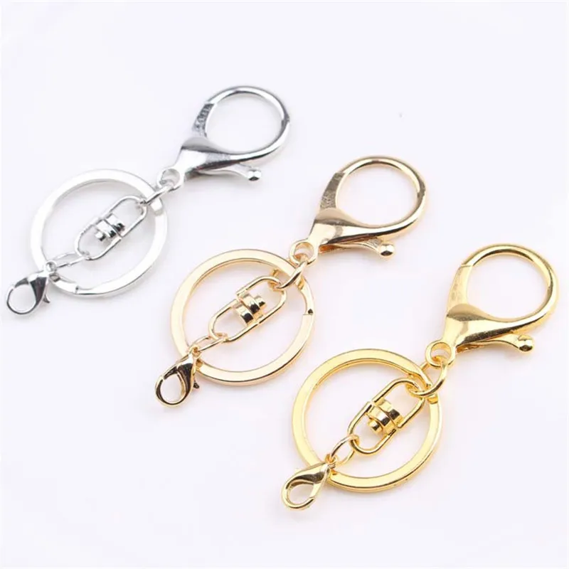 5pcs/lot Antique Bronze Gold Color Lobster Clasps Hooks Key Chains Rings Vintage DIY Jewelry Material Findings | Украшения и