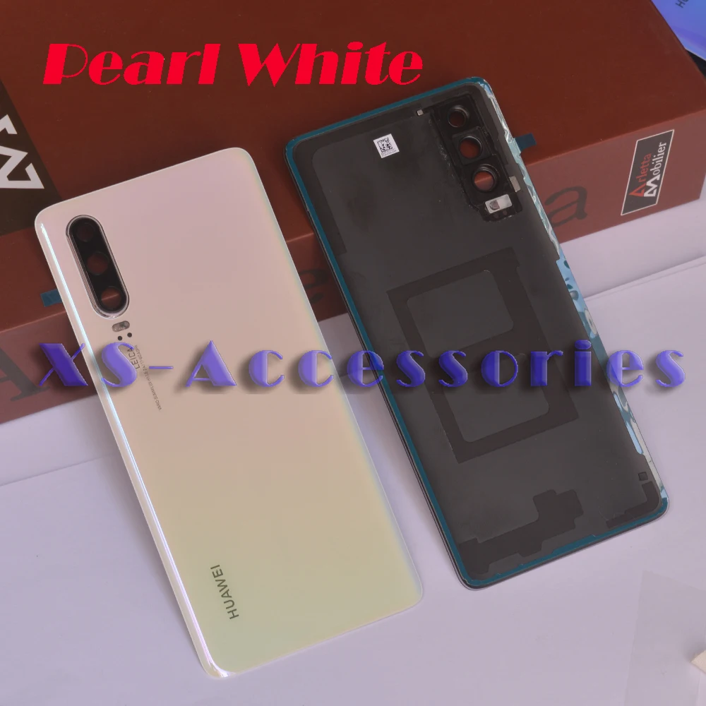 Задняя крышка для huawei P30 задняя крышка стеклянная батарея с объективом камеры Замена для huawei P30 Задняя крышка батареи