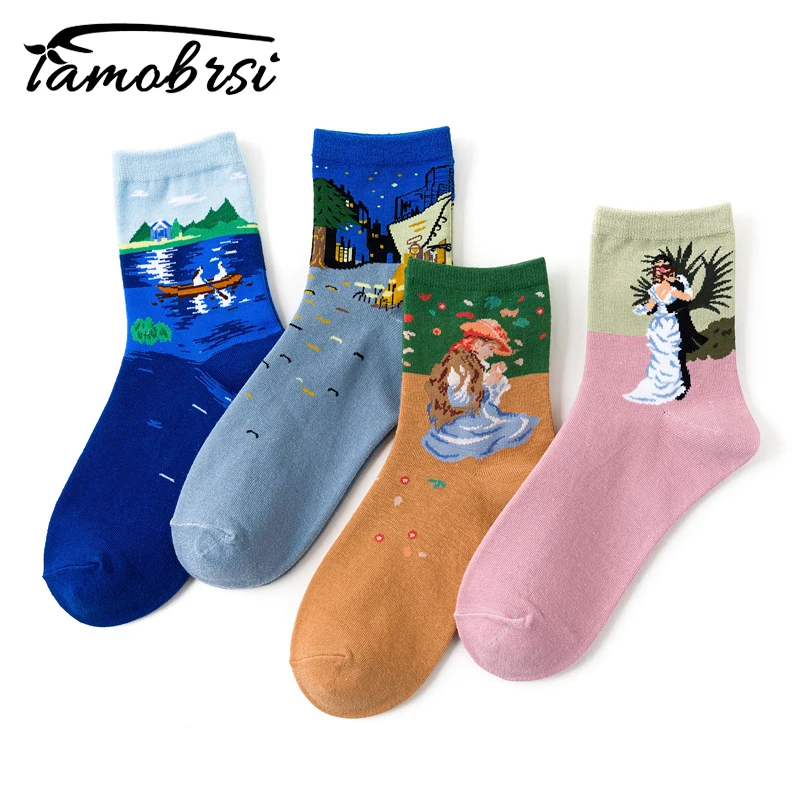 В стиле ретро с романтичным рисунком одежда в уличном принтом из мультфильмов