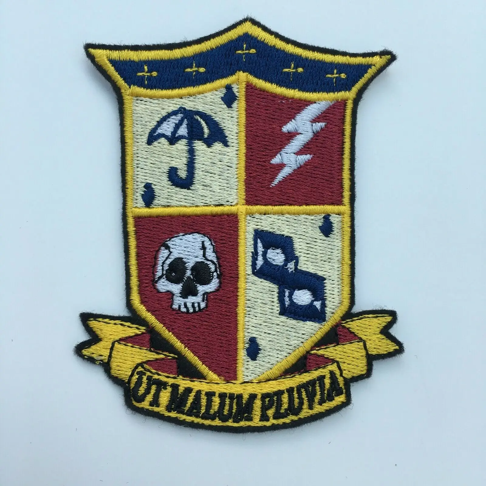 The Skull Umbrella Lightning Academy Maths Embroidery Clothes Patches For Clothing Cap Jeans Stickers | Дом и сад