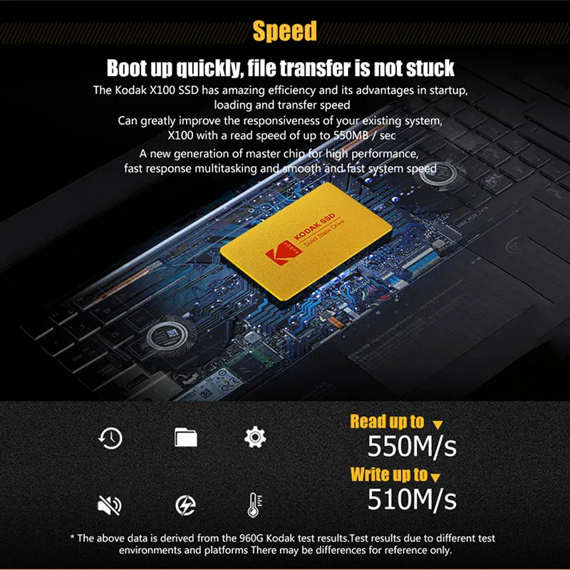 Kodak Digital X100 SSD 120 ГБ 240 480 SATA 3 2 5 дюймовый Внутренний твердотельный накопитель HDD