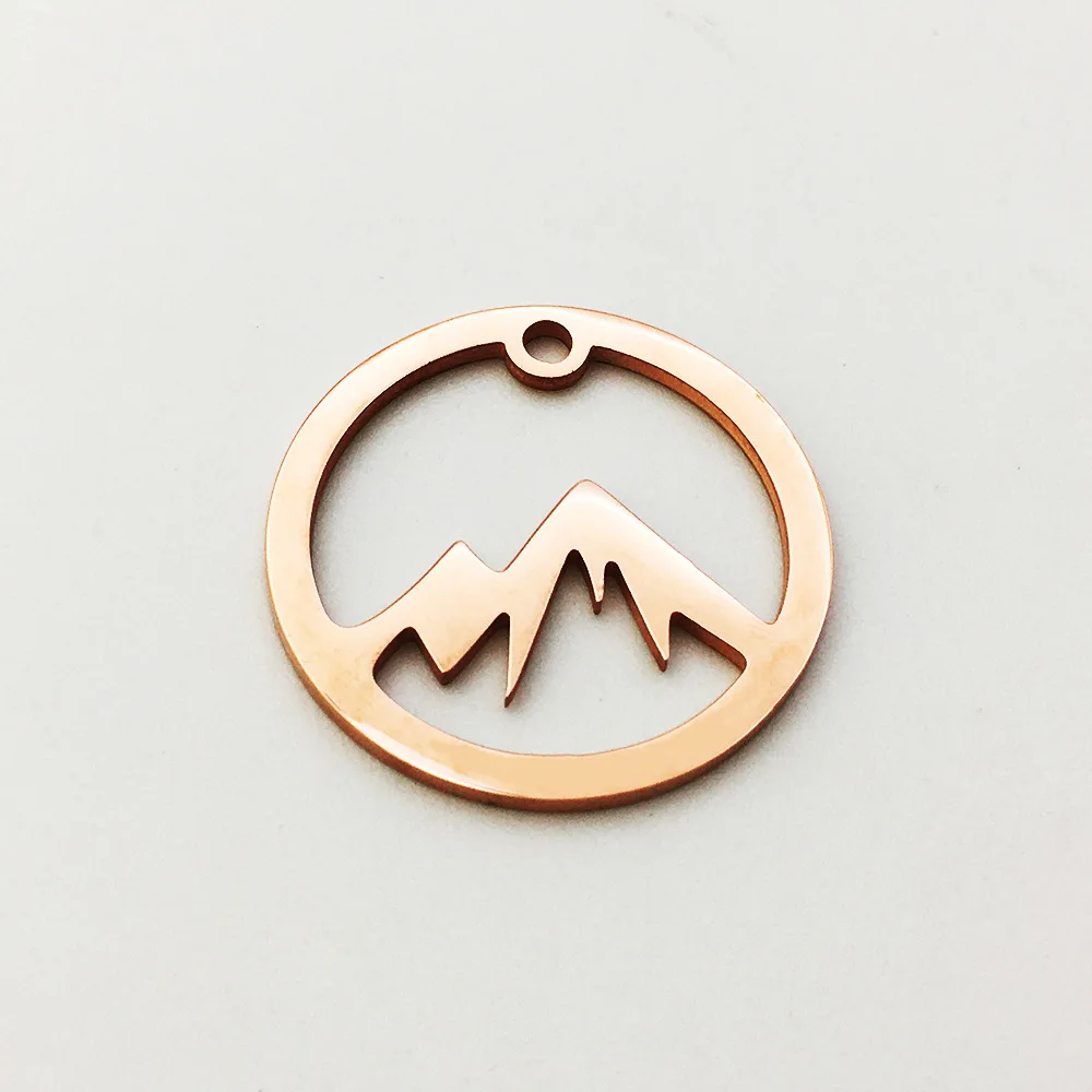 

5 Pcs DIY Stainless Steel Hollow Out Accessories Charms For Jewelry Making