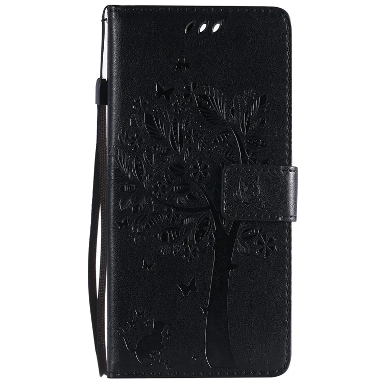 Black Кожаный чехол-бумажник s для iPhone 11 Pro Max X XS MAX XR 6 6S 7 8 Plus, чехлы со слотом для карт для iPhone 5 5C 5S SE, флип-Чехлы, чехол-подставка - Цвет: Black