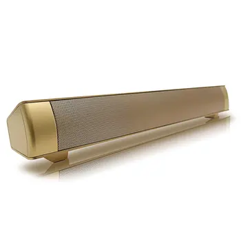 

USB Chargeable Bluetooth Soundbar Subwoofer Stereo Speaker for Computer Desktop Laptop PC High Sound Performance