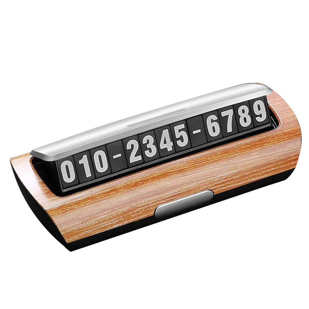 Car Parking Card Luminous Phone Number Plate Stickers Night Light Temporary Park Stop In Car-styling Automobile Accessories | Автомобили и