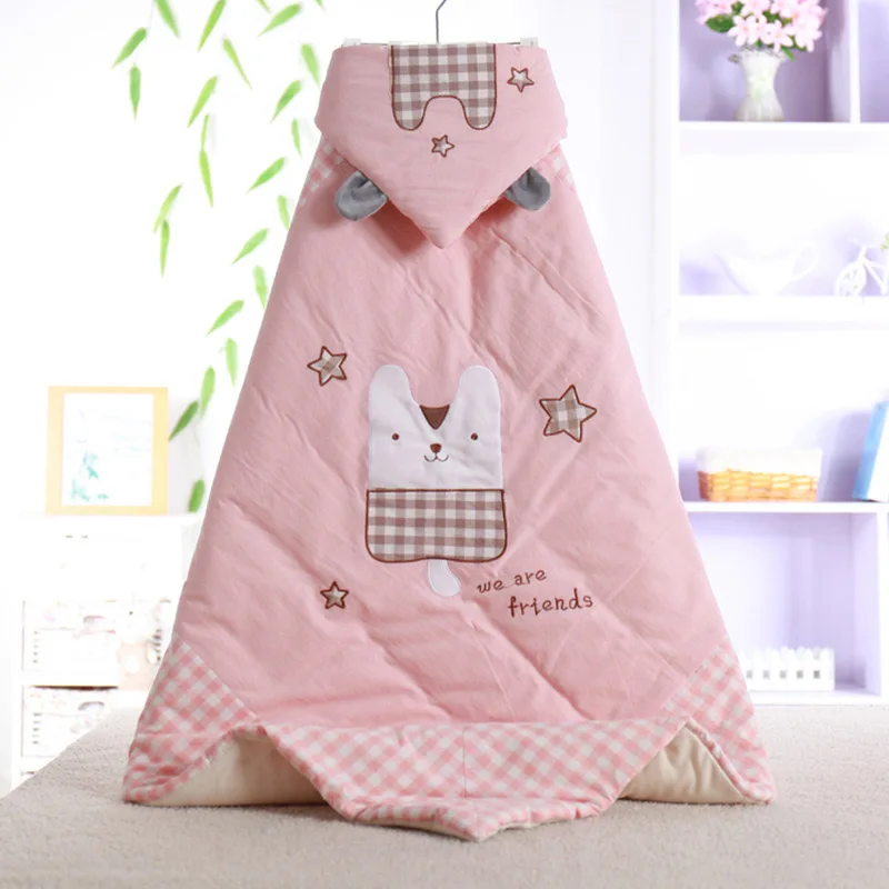 Осенне-зимние детские пеленки для новорожденных; детское стеганое одеяло; утолщенная подкладка; Одежда для младенцев; одеяло