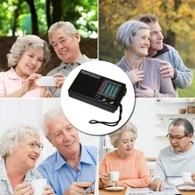 Мини Полнодиапазонный стерео радио Телескопический Громкая связь моно канал приемник динамик Hi 888