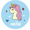 Unicorn Folding Comb Pattern Air Bag Massage Comb  With Mirror  Pony Unicorn  Makeup Tool Portable Mini Folding Comb 2
