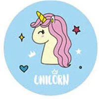 Unicorn Folding Comb Pattern Air Bag Massage Comb  With Mirror  Pony Unicorn  Makeup Tool Portable Mini Folding Comb 2