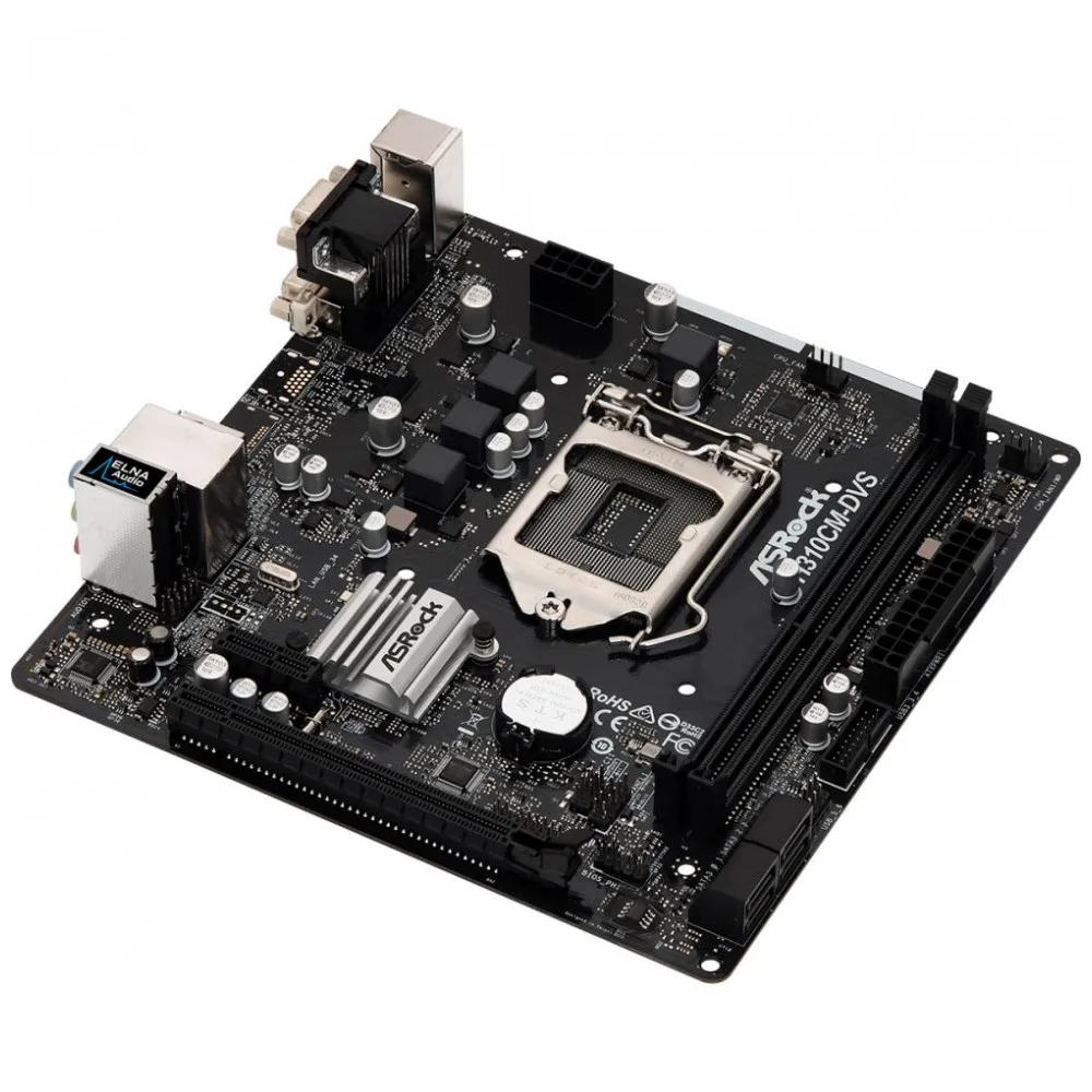 Материнская плата ASROCK H310 S1151 MATX H310CM-DVS