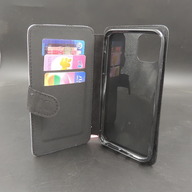 Индивидуальный флип-бумажник чехол для телефона iPhone 6, 7, 8 Plus, X, Xr, Xs, max, 11 Pro, Max, на заказ, печатный чехол, плоский термопресс