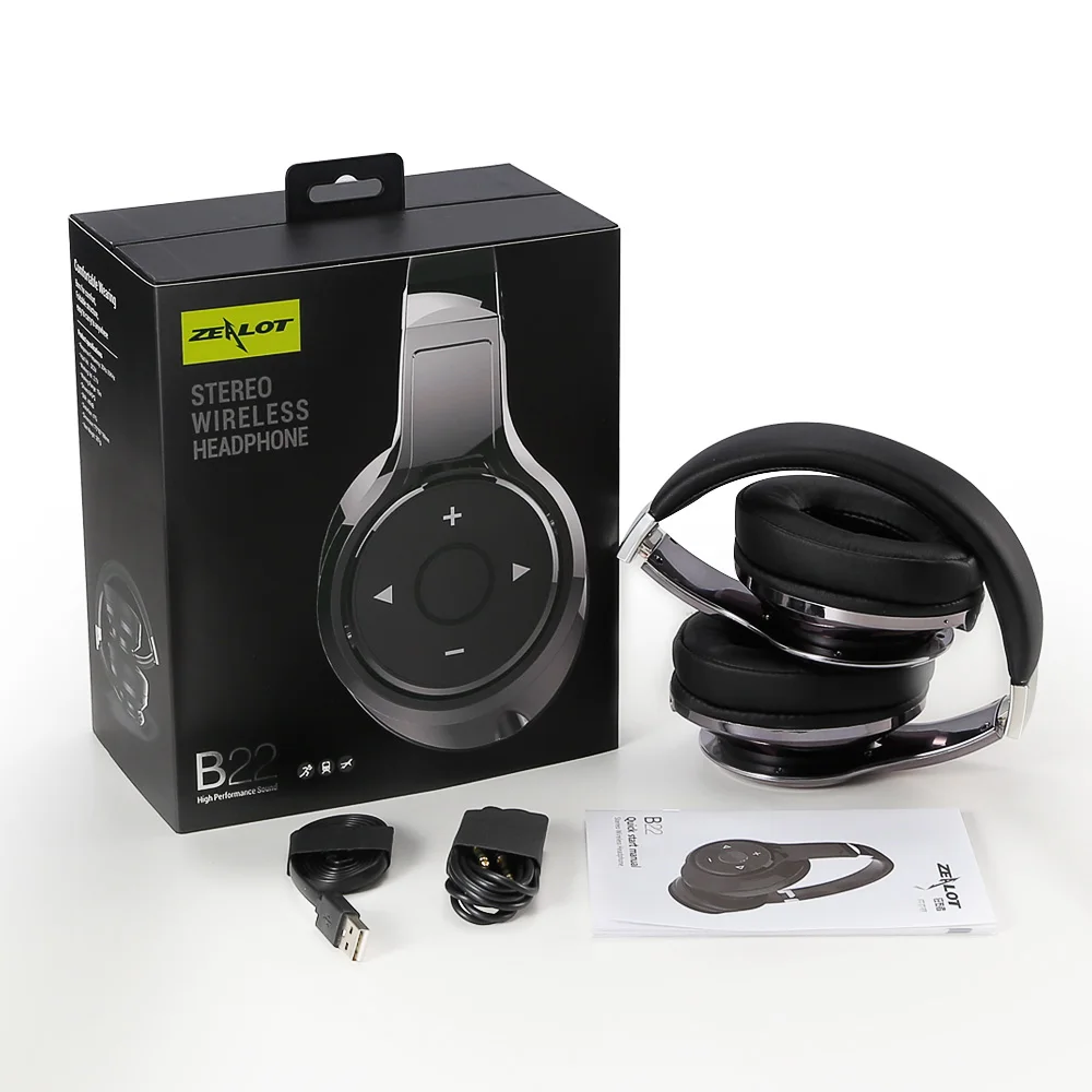 Zealot b22 over-ear bluetooth fone de ouvido