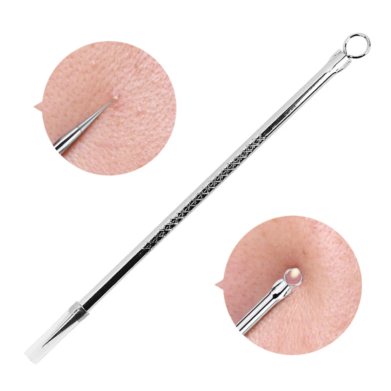 

1 Pcs Blackhead Comedone Acne Pimple Blemish Extractor Remover Stainless Steel Needles Remove Tools Face Skin Care Pore Cleaner