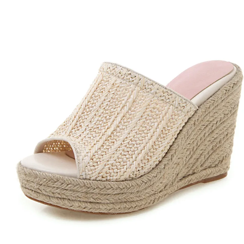 espadrille mules wedge