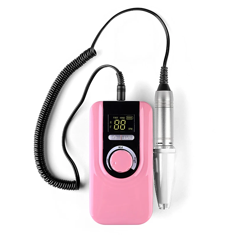 

Electric Polisher Nail Art Drill Machine File Portable Rechargeable Manicure QRD88