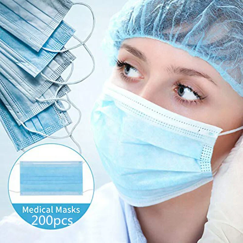 

Disposable Earloop Face Mask 3-Ply Elastic Ear Loop Face Masks