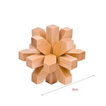 

hot sale children Design IQ Brain Teaser Wood Lock Wooden Interlocking 3D Puzzles Game Toy Intellectual Educational For Adults