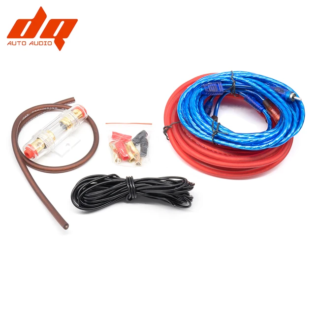 10GA Kfz Verstärker Kabel Set - 4,5m Für Subwoofer & Audio-Anlagen