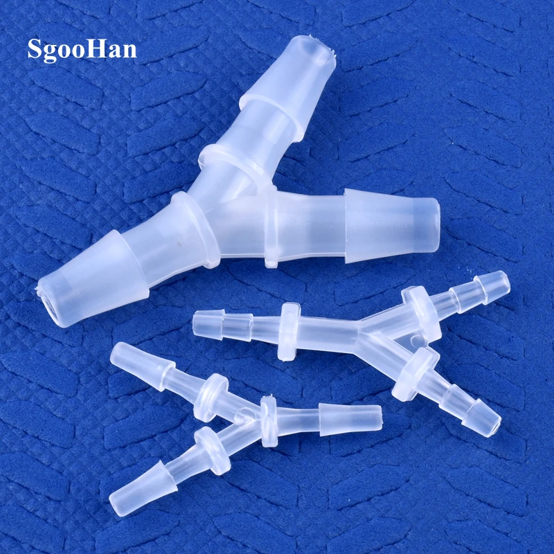 5~200pcs 2.4~12.7mm PP Y-Style Pipe Connector Tee Connectors Aquarium Tank Air Pump Aerator Hose Joint Irrigation System Water Pipe Fittings