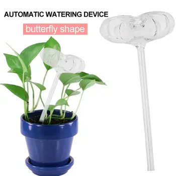 

Glass Self Watering Butterfly Transparent Garden Irrigation Earth Home Decoration Automatic Watering Device