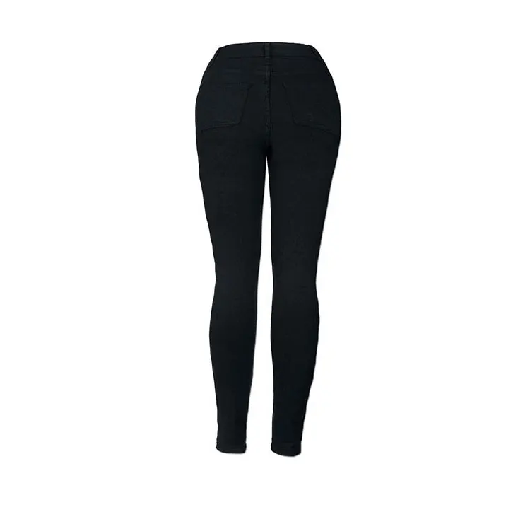 Весна, европейский и американский стиль, стиль, AliExpress, с дырками, белые джинсы, женские обтягивающие штаны