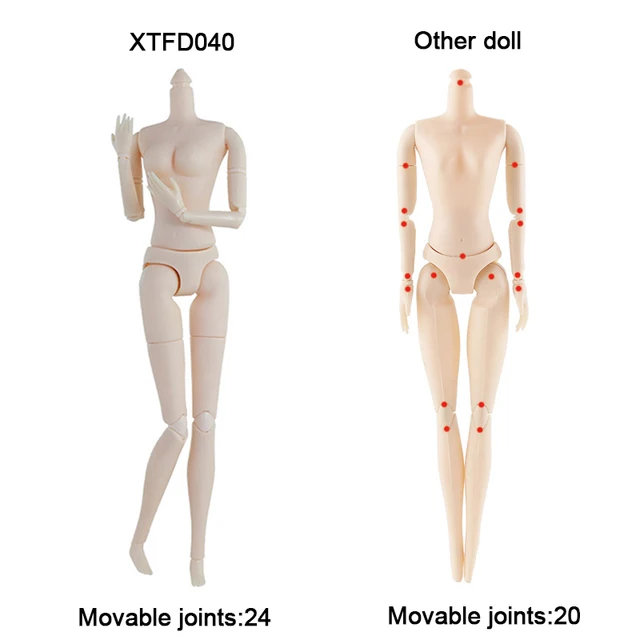 Adollya BJD Doll Nude XIAO WU 30cm 24 and 20 Ball Jointed Swivel Doll Body Handmade Beauty Toys for Girl 1/6 Dolls 6