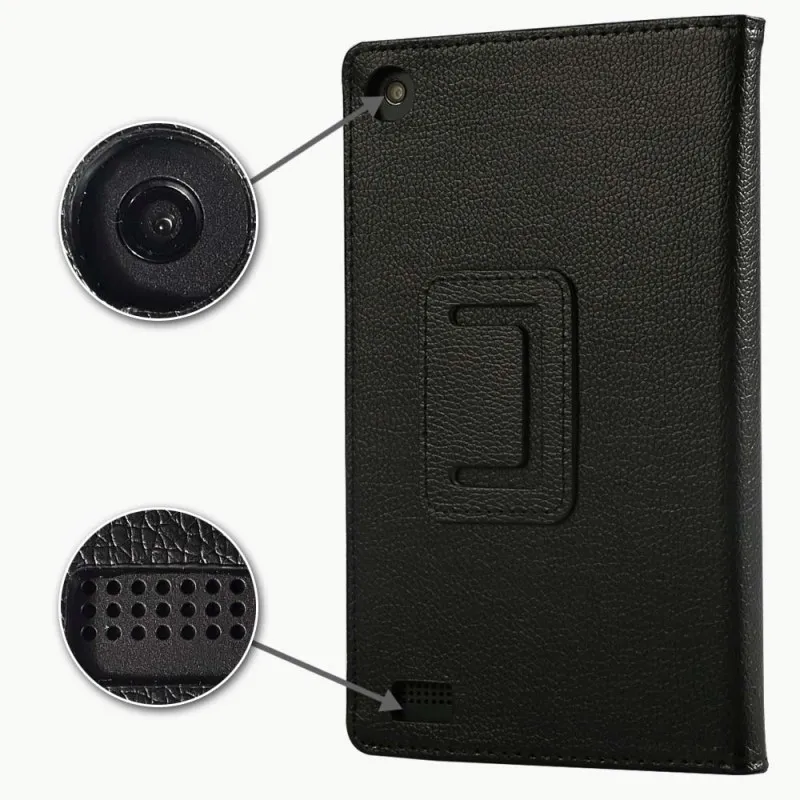 Магнитный кожаный чехол подставка KK & LL для Amazon Fire 7 (5 го/7 го/9 го поколения выпуск