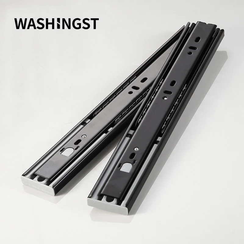 WASHINGST выдвижной ящик рельсовый шкаф телескопический шарикоподшипник с тремя