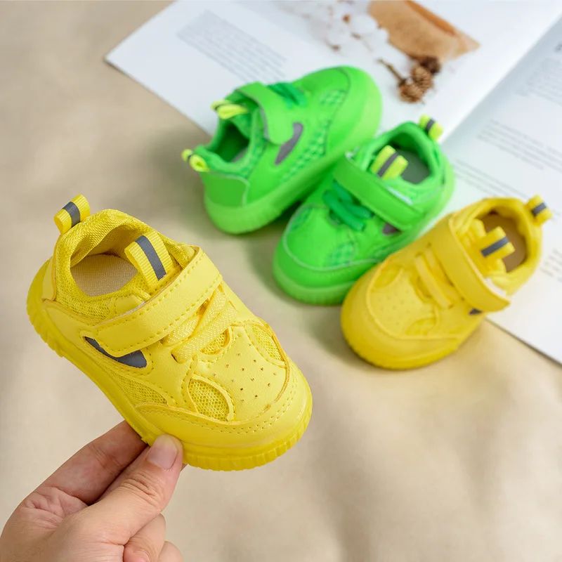 

2019 Autumn Infant Toddler Shoes Girls Boys Casual Shoes Breathable Mesh Non-slip Baby First Walkers Shoes Child Kids Sneakers